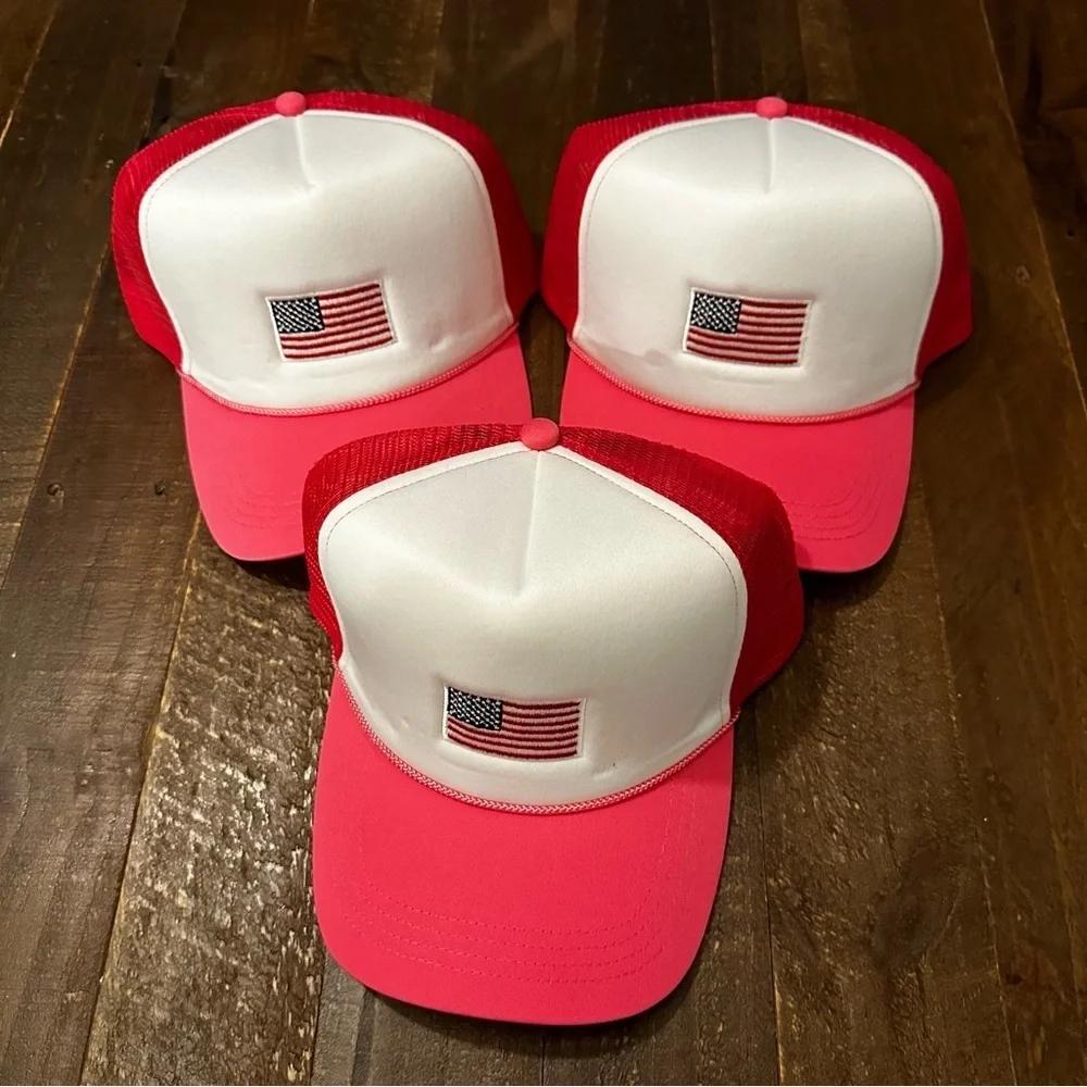 USA FLAG TRUCKER‎ HAT